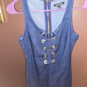 Denim dress